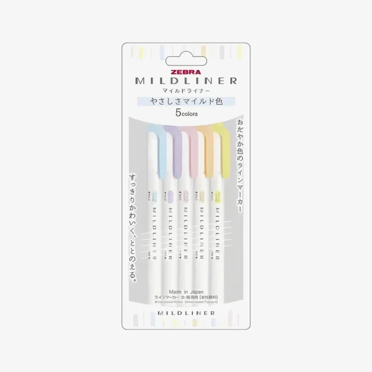 Zebra Mildliner Soft Gentle — Set de 5