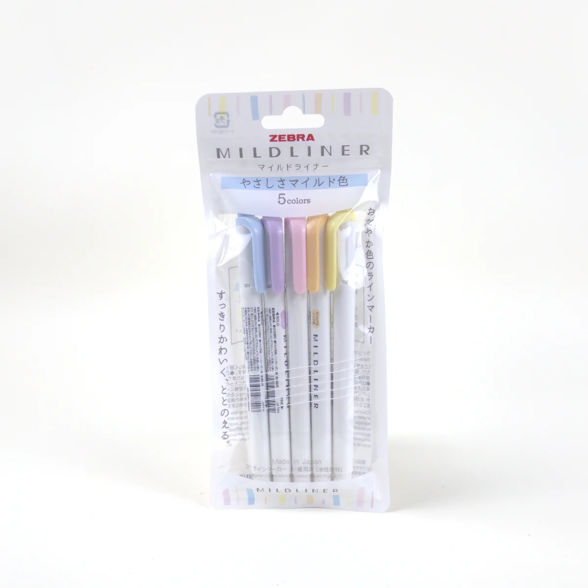 Vista adicional de Zebra Mildliner Soft Gentle — Set de 5