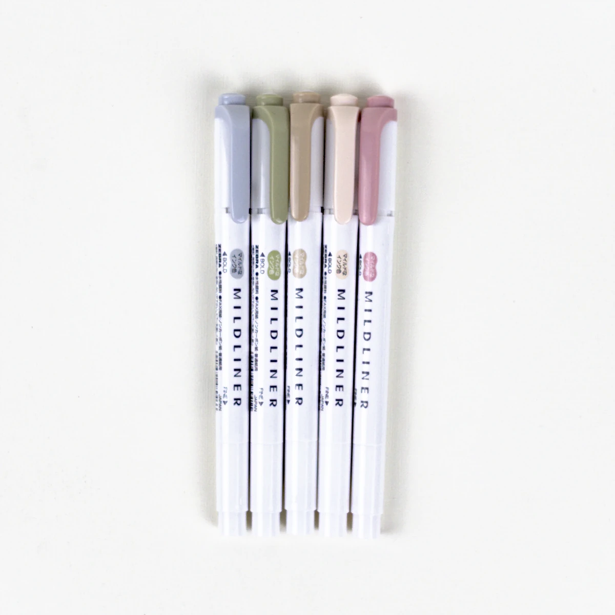 Vista adicional de Zebra Mildliner Soft Natural — Set de 5