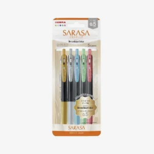 Zebra Sarasa Clip DecoShine 0,5 mm — Set de 5