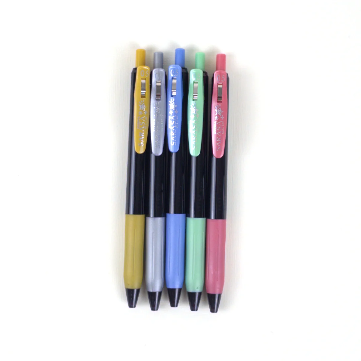 Vista adicional de Zebra Sarasa Clip DecoShine 0,5 mm — Set de 5